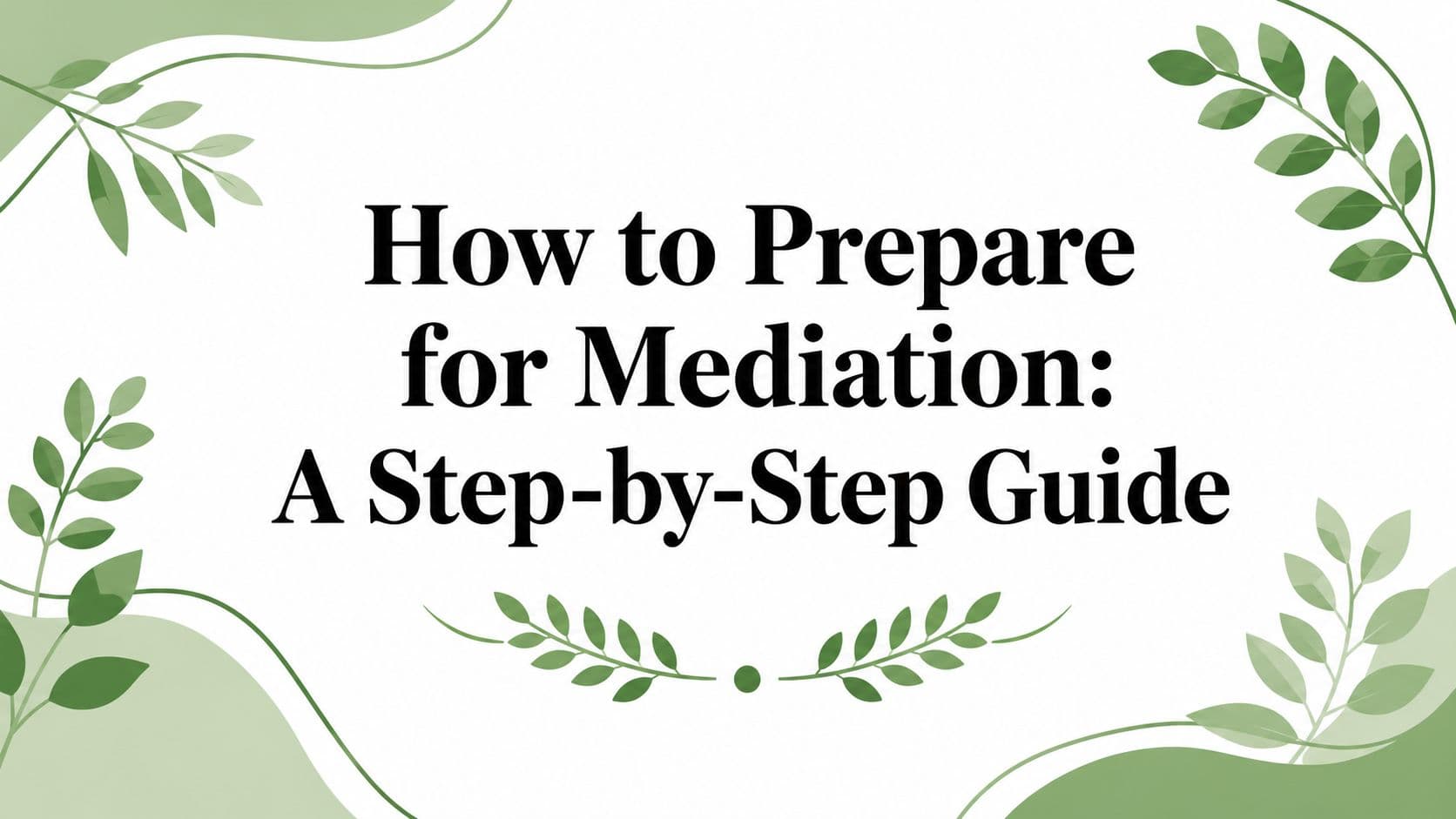 How to Prepare for Mediation: A Step-by-Step Guide